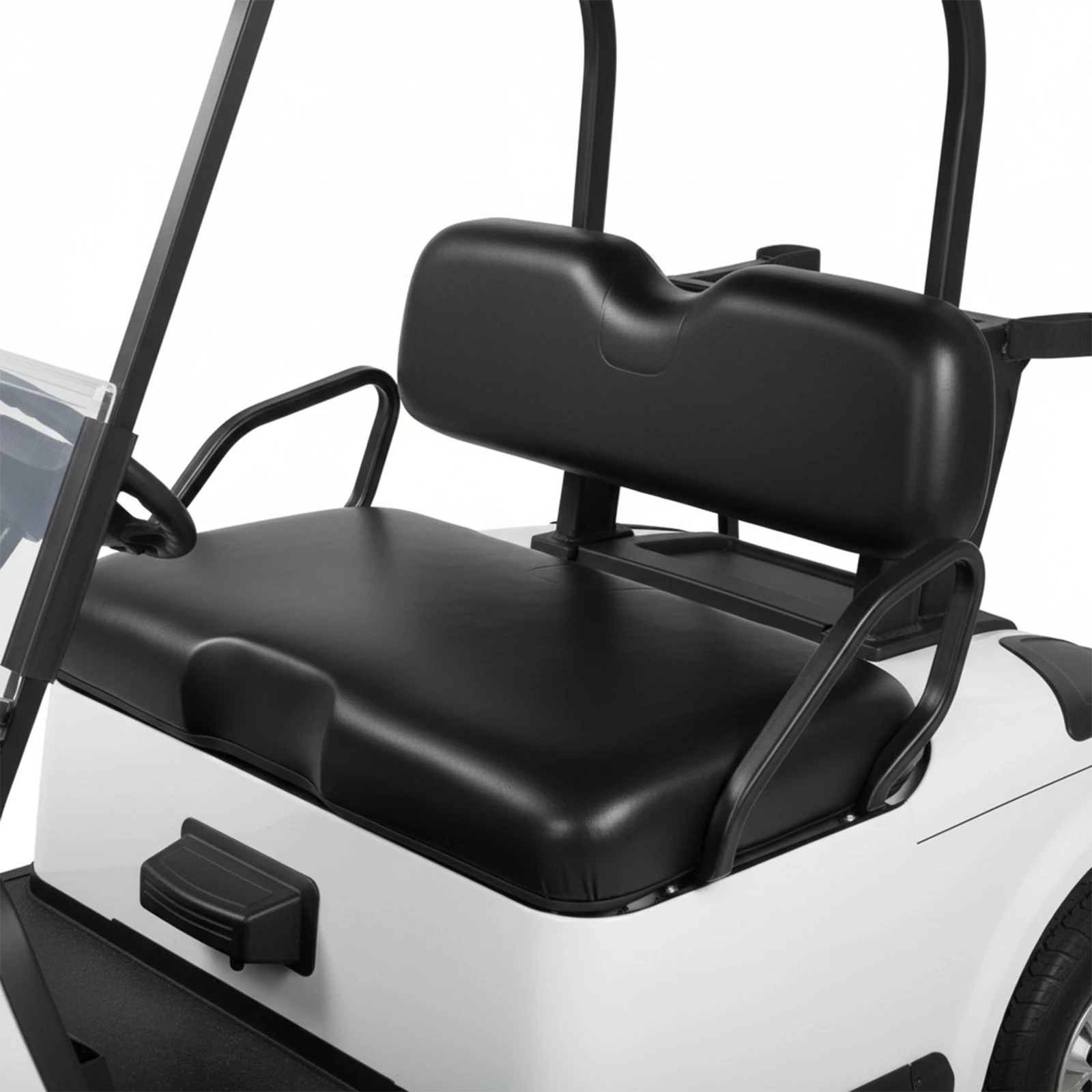 Front Seat Back and Bottom Cushion Assembly Golf Cart Front Seat Replacement Cushion Compatible for EZGO RXV 2008-up Models