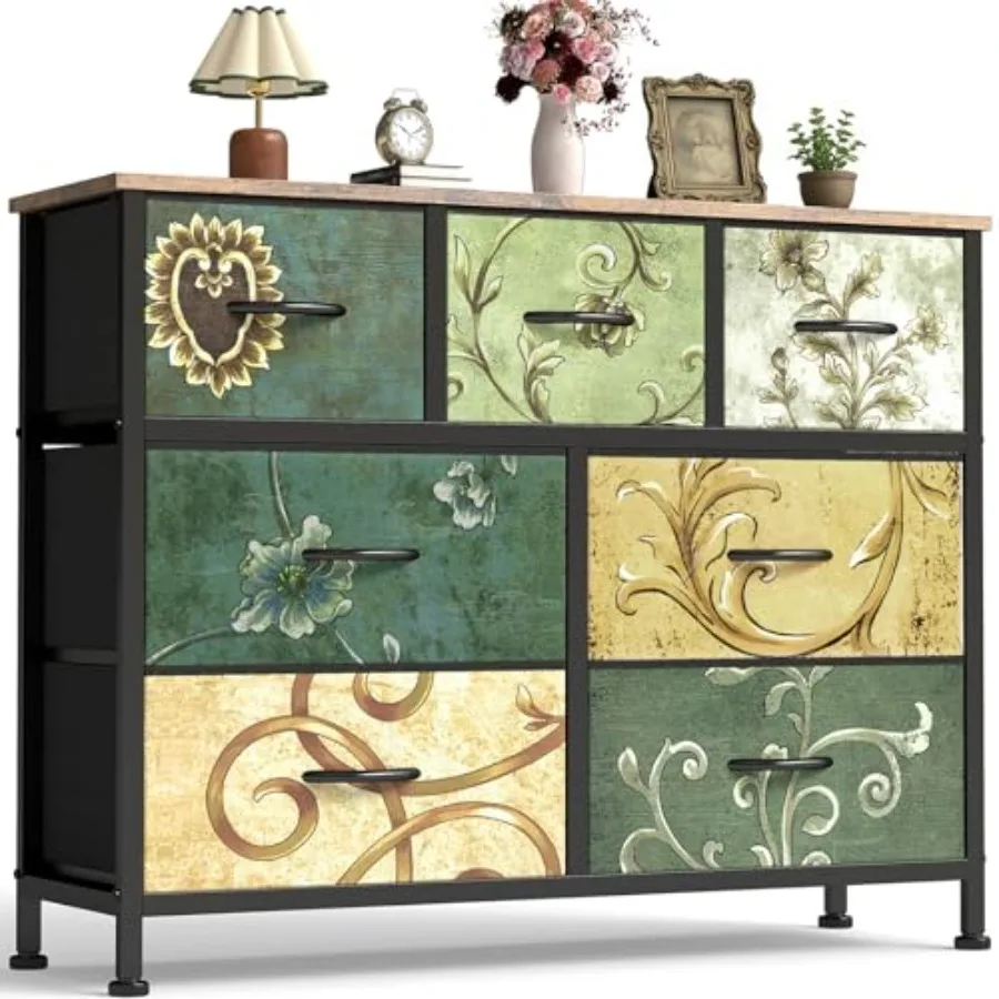 7 Drawer Dresser Wood top Fabric Storage Tower Bedroom Living Room Hallway entryway Organizer Compact Storage Chest for Clothes
7 Drawer Dresser Wood top Fabric Storage Tower Bedroom Living Room Hallway entryway Organizer Compact Storage Chest for Clothes