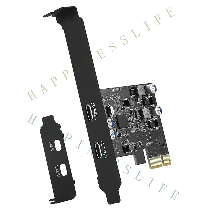 GR+ 5Gbps PCIE 1X to Dual USB C Expansion Card PCI Express X1 to 2Port TYPE-C2730
GR+ 5Gbps PCIE 1X to Dual USB C Expansion Card PCI Express X1 to 2Port TYPE-C2730