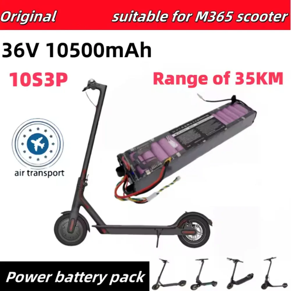 36V 10500mAh 10S3P forXiaomi M365 Pro dedicated battery pack lithium-ion high-power battery with a range of 35 kilometers.
36V 10500mAh 10S3P forXiaomi M365 Pro dedicated battery pack lithium-ion high-power battery with a range of 35 kilometers.