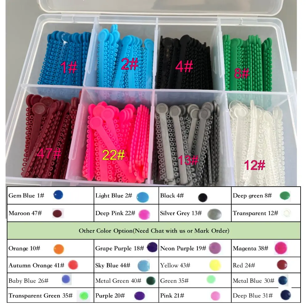 8Colors 40Sticks/Color I Type Brace Latex-Free Ligature Tie Color Can Choose
8Colors 40Sticks/Color I Type Brace Latex-Free Ligature Tie Color Can Choose