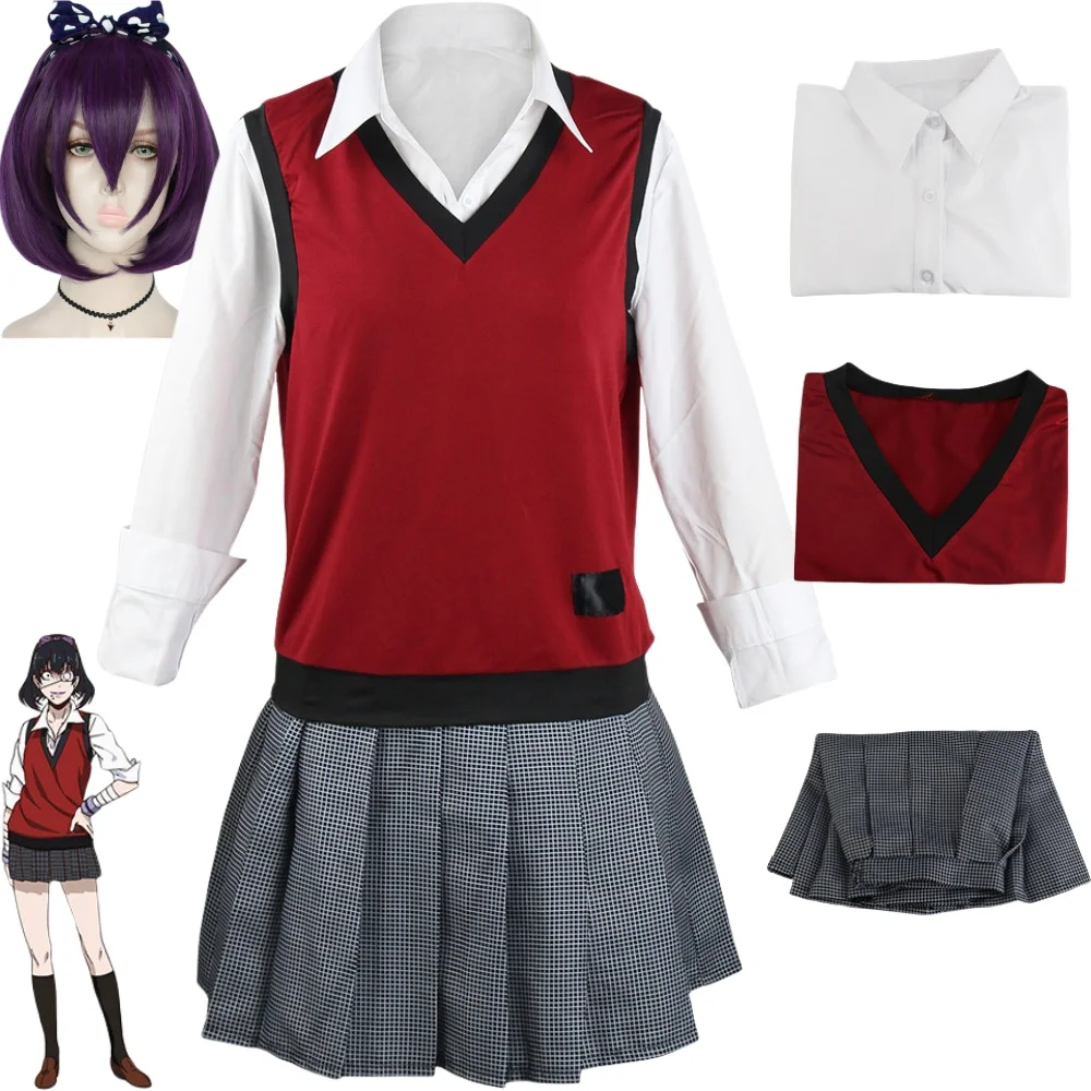 Ikishima Midari Cosplay Costume Anime Kakegurui Compulsive Gambler Aldult Women Shirt Skirt Wig Halloween School JK Uniform Suit
Ikishima Midari Cosplay Costume Anime Kakegurui Compulsive Gambler Aldult Women Shirt Skirt Wig Halloween School JK Uniform Suit