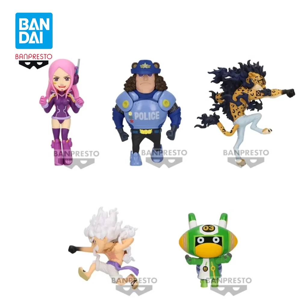 Original BANDAI Banpresto WCF ONE PIECE Jewelry Bonney Bartholemew Kuma Lucci Nika Edison Anime Figure Action Figures Model Toy
Original BANDAI Banpresto WCF ONE PIECE Jewelry Bonney Bartholemew Kuma Lucci Nika Edison Anime Figure Action Figures Model Toy
