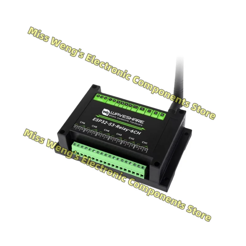 Isolation type 6-way network relay module ESP32 industrial control board WiFi/Bluetooth communication , ESP32-S3-Relay-6CH
Isolation type 6-way network relay module ESP32 industrial control board WiFi/Bluetooth communication , ESP32-S3-Relay-6CH
