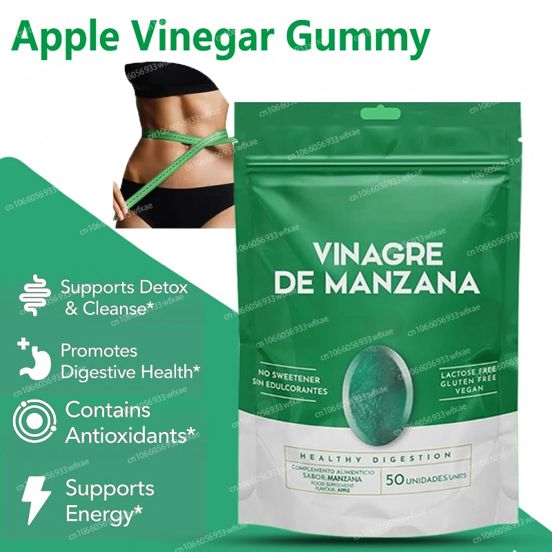 50Counts Apple Cider Vinegar Gummies - Promotes Digestive Health, Relieves Bloating and Constipation, Weight Management
50Counts Apple Cider Vinegar Gummies - Promotes Digestive Health, Relieves Bloating and Constipation, Weight Management