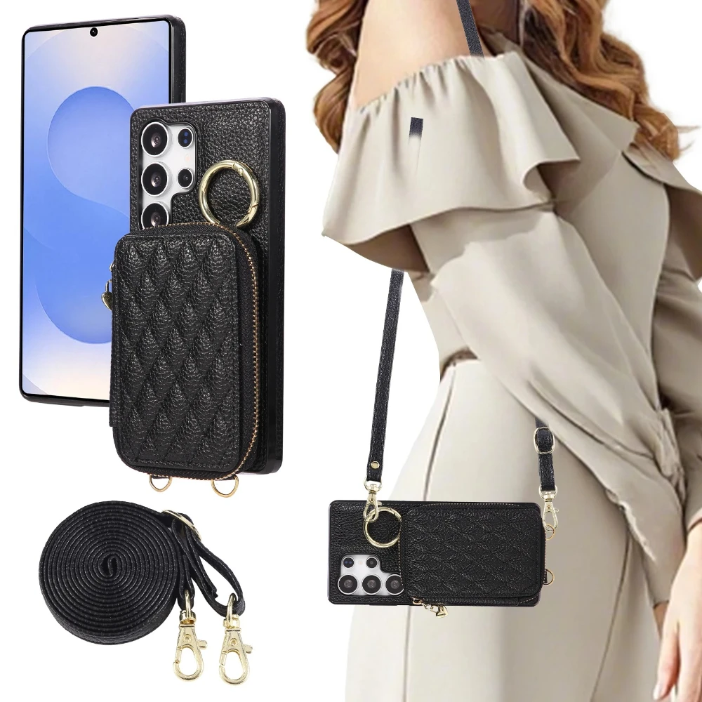 Чехол для телефона через плечо для Samsung Galaxy S25 Ultra Edge S24 FE S23 Plus S22 S21 S20 Note20 Ring Card Holder Plain Leather Wallet
Чехол для телефона через плечо для Samsung Galaxy S25 Ultra Edge S24 FE S23 Plus S22 S21 S20 Note20 Ring Card Holder Plain Leather Wallet