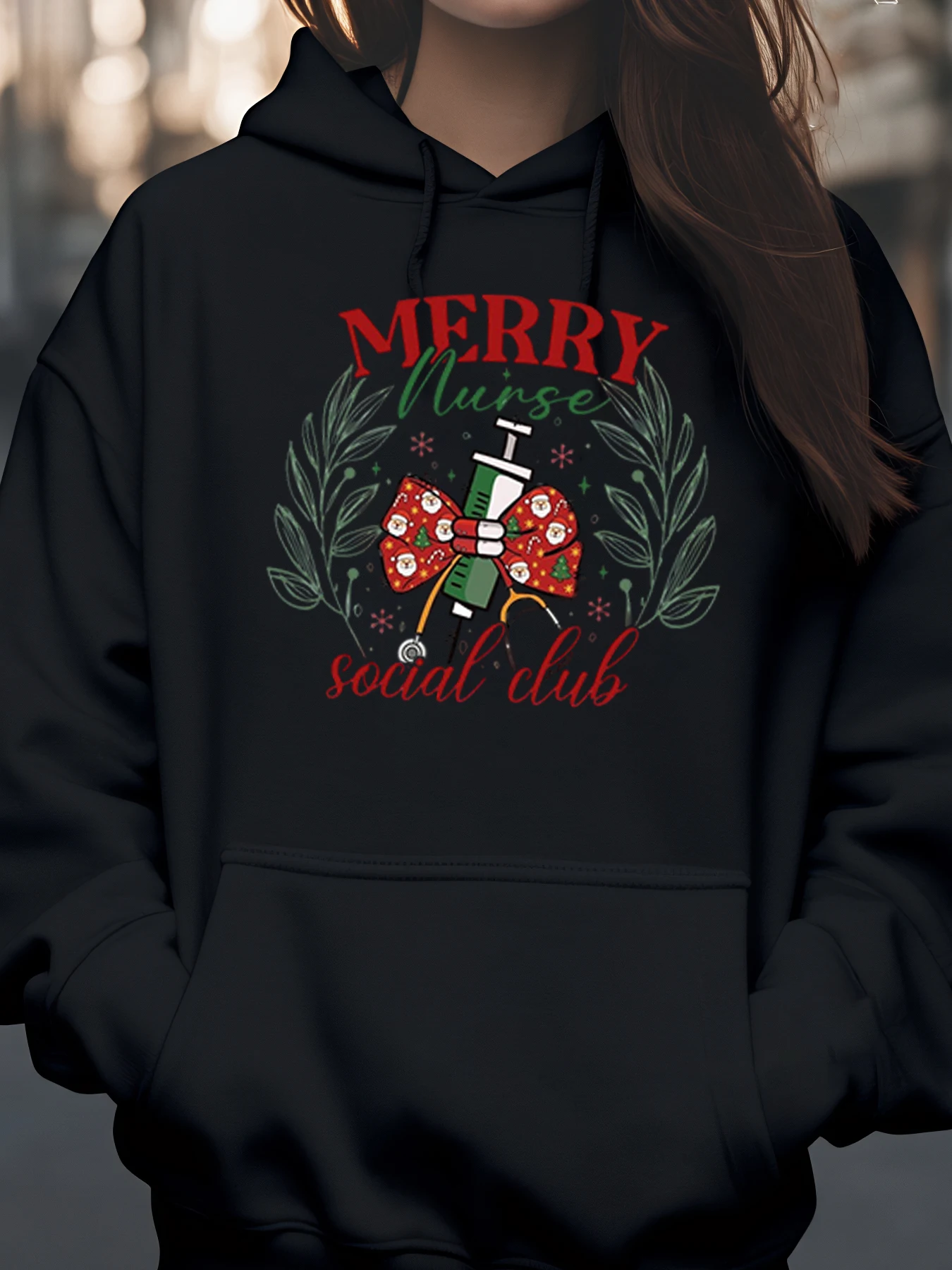 Рождественская праздничная толстовка Merry Nurse Social Club для медсестер и работников здравоохранения
Рождественская праздничная толстовка Merry Nurse Social Club для медсестер и работников здравоохранения