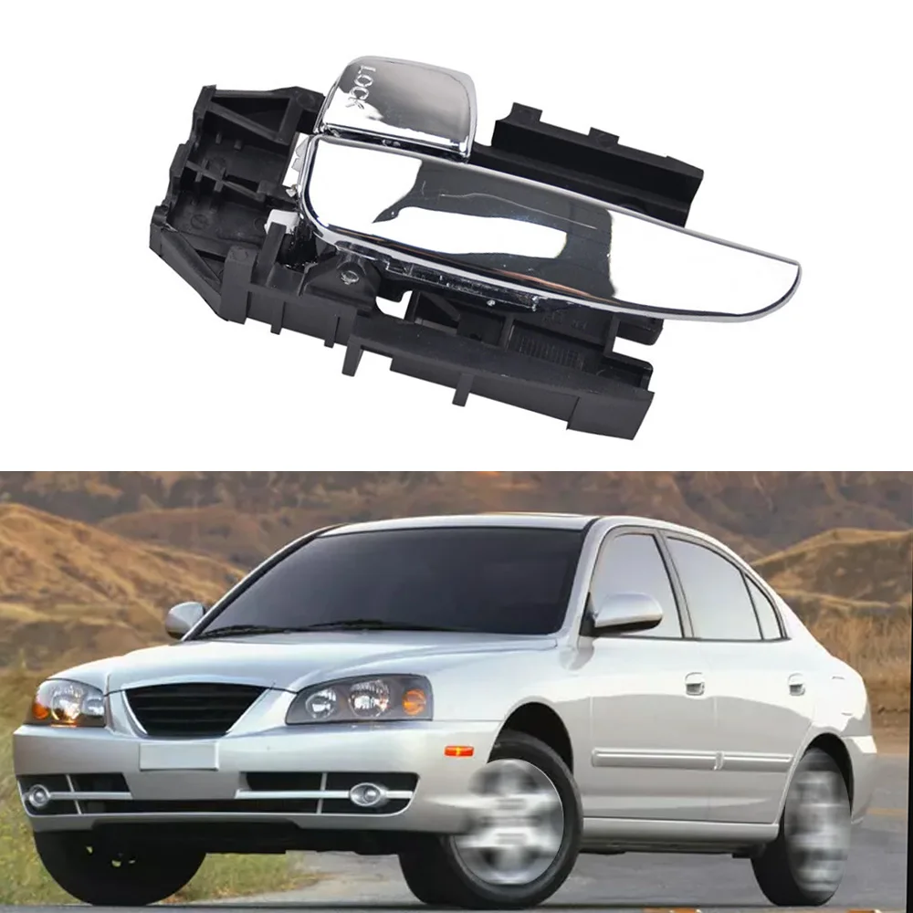 Chrome Car Interior Inner Door Handle Left/Right Replacement for HYUNDAI Elantra 2001-2010 82610-2H000 82620-2H000
Chrome Car Interior Inner Door Handle Left/Right Replacement for HYUNDAI Elantra 2001-2010 82610-2H000 82620-2H000