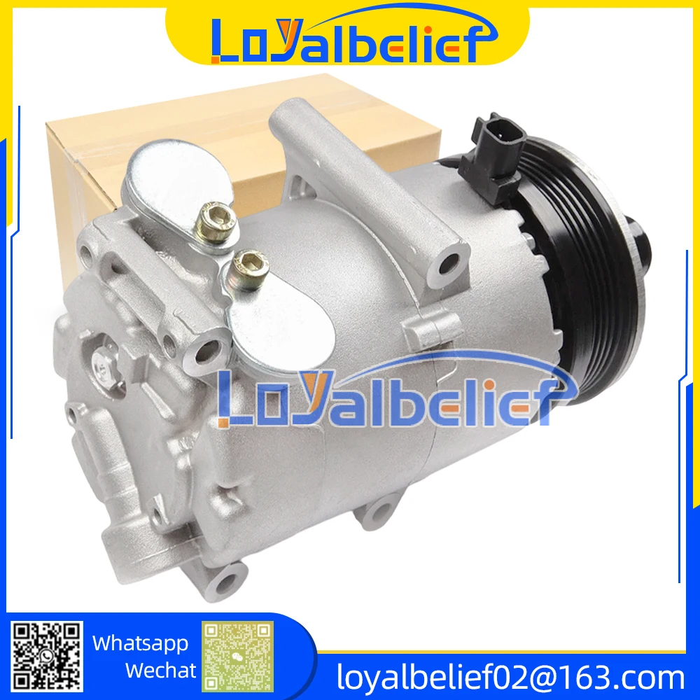 AC Air Conditioning Compressor With Clutch for 2013-2014 Ford Focus 2.0L L4 BV6Z19703B 3M5H19497BD 1333042 1686876 5 Grooves
AC Air Conditioning Compressor With Clutch for 2013-2014 Ford Focus 2.0L L4 BV6Z19703B 3M5H19497BD 1333042 1686876 5 Grooves