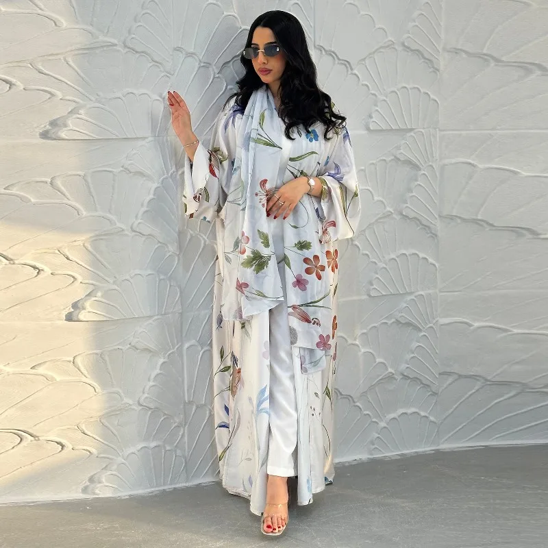 Eid Nida Muslim Abaya for Women Print Scarf Abayas Saudi Arabic Dress Black Caftan Maxi Vestidos Morocco Kaftan Long Robe 2026
Eid Nida Muslim Abaya for Women Print Scarf Abayas Saudi Arabic Dress Black Caftan Maxi Vestidos Morocco Kaftan Long Robe 2026