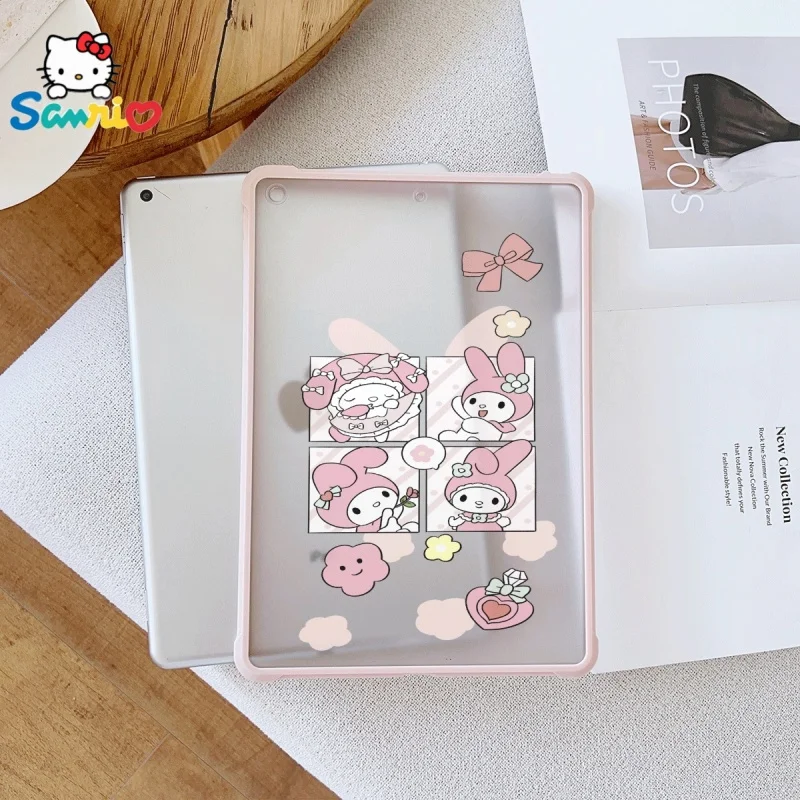 Розовый прозрачный чехол для iPad с рисунком Sanrio My Melody, подходит для iPad Pro 2022/2024, iPad Air 3/5, iPad Mini 6, iPad 6/10
Розовый прозрачный чехол для iPad с рисунком Sanrio My Melody, подходит для iPad Pro 2022/2024, iPad Air 3/5, iPad Mini 6, iPad 6/10