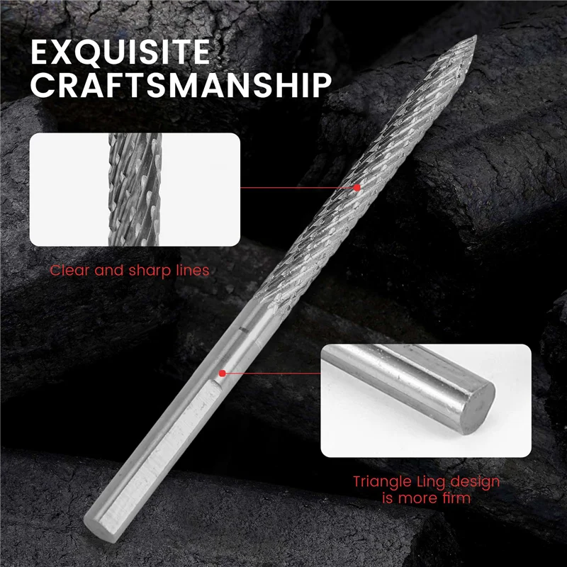 High Carbide Steel Burr Bits Tire Reamers Carbide Cutters Rotary Files Reamers Wire Cutter Tire Repair Tool-ABQU
High Carbide Steel Burr Bits Tire Reamers Carbide Cutters Rotary Files Reamers Wire Cutter Tire Repair Tool-ABQU