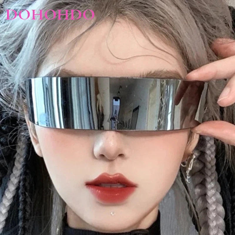 Punk Hip-hop One - Piece Rimless Y2K Women Sunglasses Fashion Designer Men Sun Glasses Hipster Street Photography Goggles UV400
Punk Hip-hop One - Piece Rimless Y2K Women Sunglasses Fashion Designer Men Sun Glasses Hipster Street Photography Goggles UV400