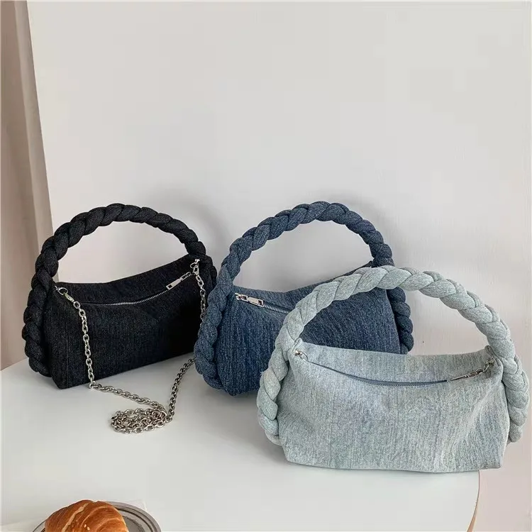 JIAERDI Vintage Denim Handle Messenger Bag Purse Women 2025 New Chain Casual Crossbody Bags Wallet Ladies Retro Dumpling Bag Y2k
JIAERDI Vintage Denim Handle Messenger Bag Purse Women 2025 New Chain Casual Crossbody Bags Wallet Ladies Retro Dumpling Bag Y2k