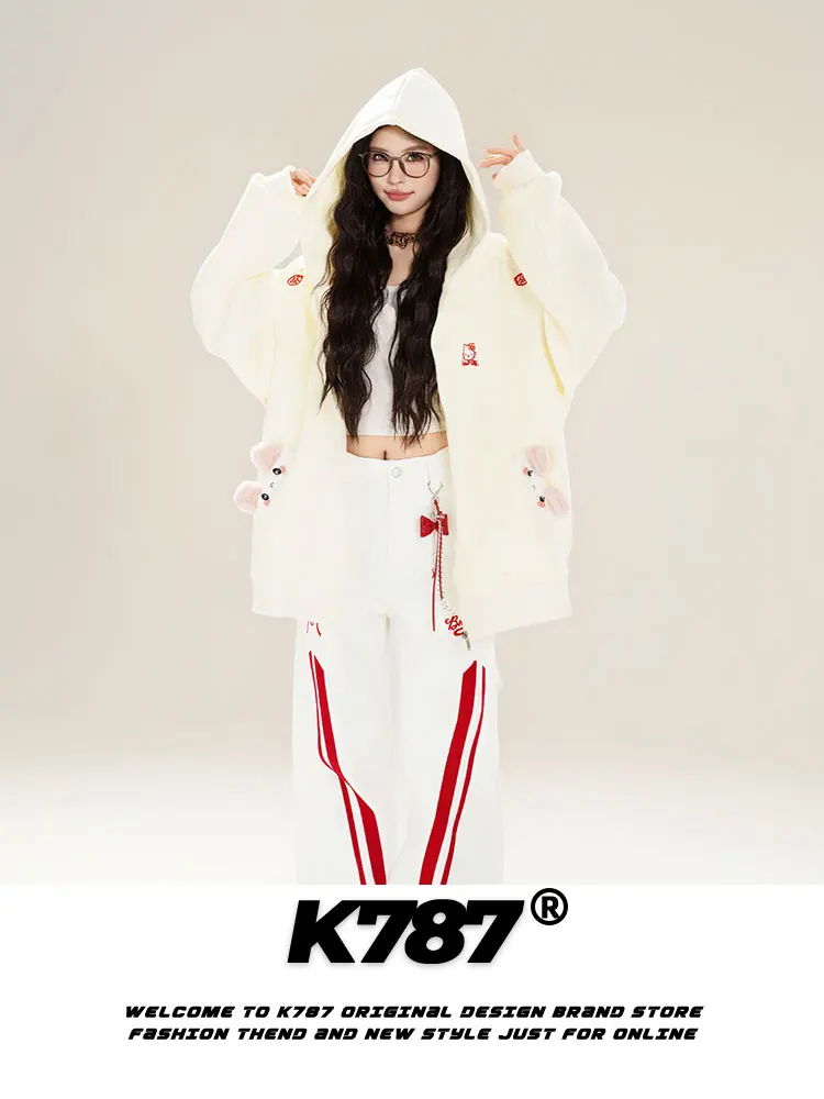 Куртка-кардиган K787 в американском ретро-стиле с вышивкой, кружевными вставками и милыми ушками, свободного кроя, на молнии, весенняя
Куртка-кардиган K787 в американском ретро-стиле с вышивкой, кружевными вставками и милыми ушками, свободного кроя, на молнии, весенняя