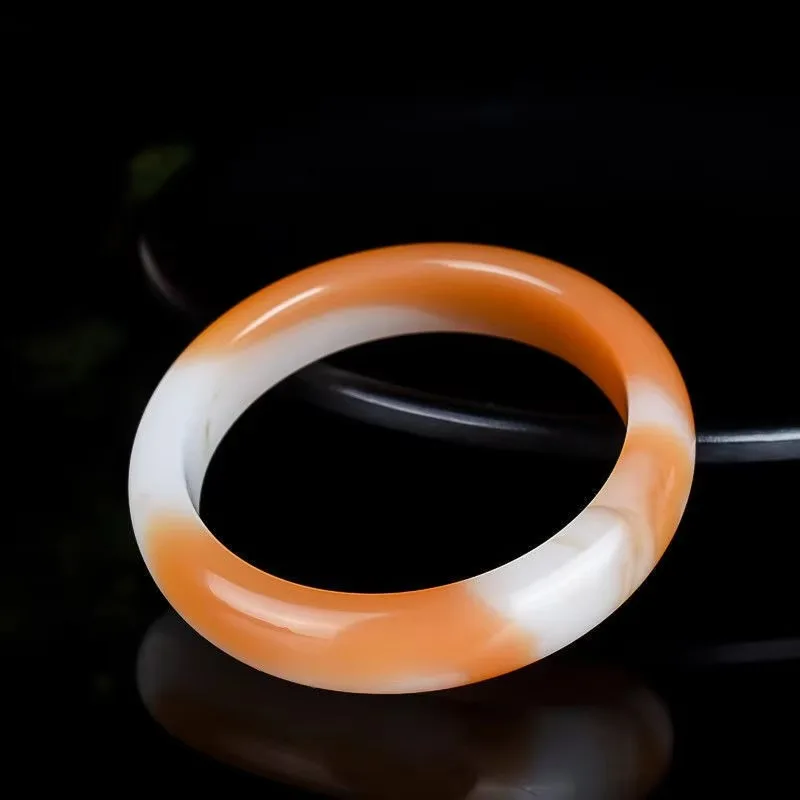 Brown Sugar Handmade Carved Wide Jade Bracelet, Fashionable Boutique Jewelry, Men's and Women's Orange Bracelet Gift
Brown Sugar Handmade Carved Wide Jade Bracelet, Fashionable Boutique Jewelry, Men's and Women's Orange Bracelet Gift