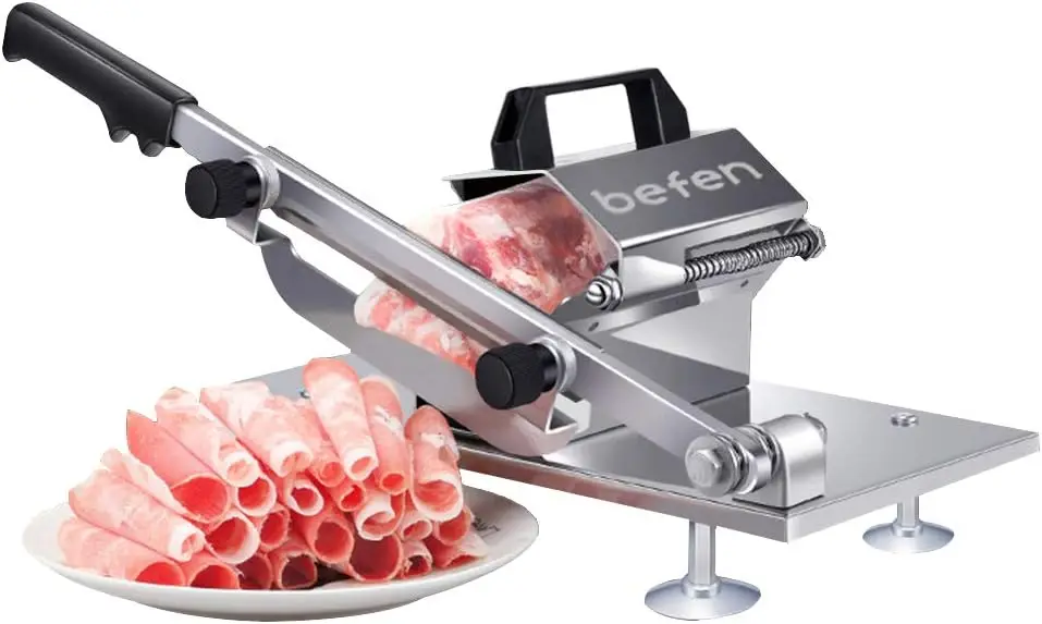 Stainless Steel Frozen Meat Slicer for Home Cooking, Hot Pot, BBQ - Adjustable Thickness
Stainless Steel Frozen Meat Slicer for Home Cooking, Hot Pot, BBQ - Adjustable Thickness
