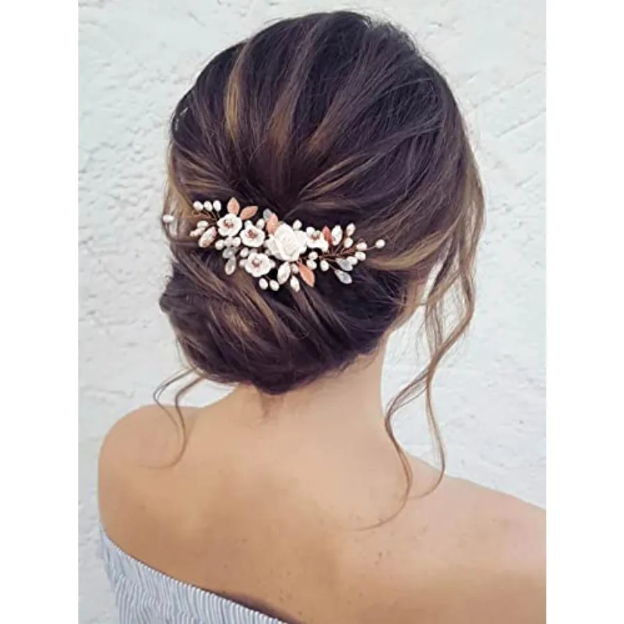 Flower Weddg Hair Ve Pearl Bridal Hair Pieces Crystal Hair Accessories for Bride and Women
Flower Weddg Hair Ve Pearl Bridal Hair Pieces Crystal Hair Accessories for Bride and Women