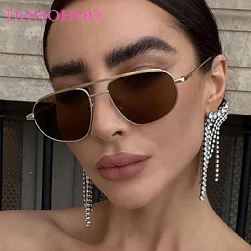Twin Bridge Big Frame Metal Pilot Sunglasses Women Men Vintage Brand Designer Summer Traveling Outdoor Driving Sun Glasses UV400
Twin Bridge Big Frame Metal Pilot Sunglasses Women Men Vintage Brand Designer Summer Traveling Outdoor Driving Sun Glasses UV400