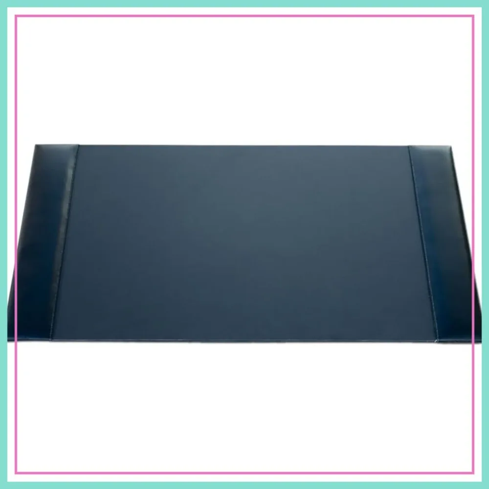 Luxury Leather Desk Blotter with Side Rails, 30 x 18, Black, Writing Pad
Luxury Leather Desk Blotter with Side Rails, 30 x 18, Black, Writing Pad