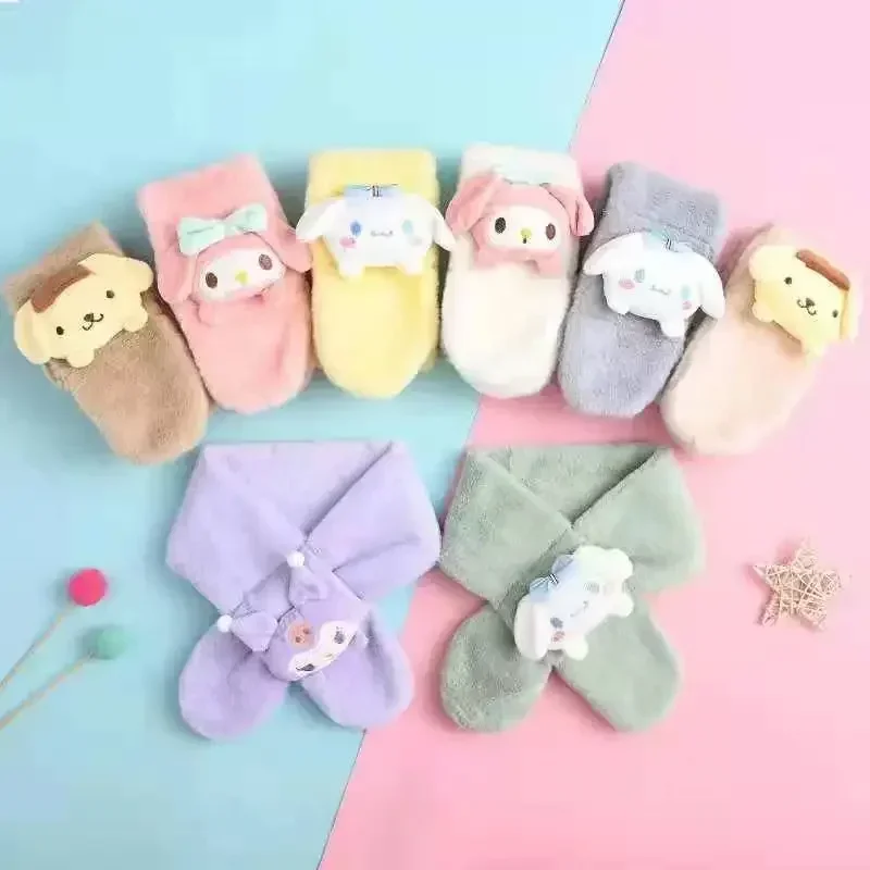 Warm Kawaii Sanrio Kuromi Anime Ins Children Scarf Cute My Melody Cinnamoroll Thicker Protection Scarf Lovely Doll Ins Gifts Kid
Warm Kawaii Sanrio Kuromi Anime Ins Children Scarf Cute My Melody Cinnamoroll Thicker Protection Scarf Lovely Doll Ins Gifts Kid