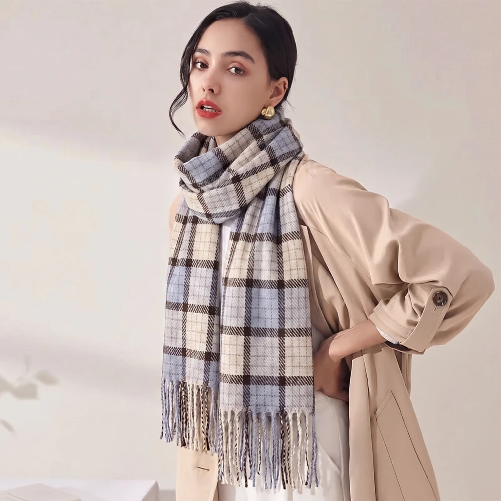 2026 New Design Women's Autumn Winter Cashmere Scarf Classic Plaid Warm Thick Long Tassel Shawl Comfortable Foulard Bufanda
2026 New Design Women's Autumn Winter Cashmere Scarf Classic Plaid Warm Thick Long Tassel Shawl Comfortable Foulard Bufanda