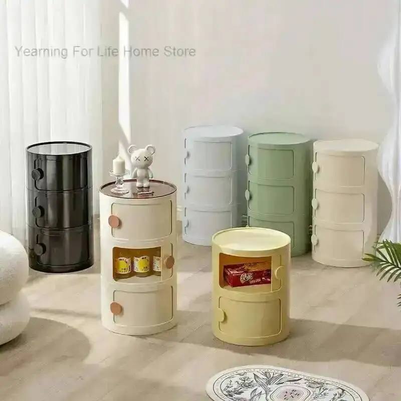 Home Table Creative Nordic Round Bedside Simple Bedroom Storage Cabinet Internet Celebrity Plastic Cartoon Ins Small Cabinets
Home Table Creative Nordic Round Bedside Simple Bedroom Storage Cabinet Internet Celebrity Plastic Cartoon Ins Small Cabinets
