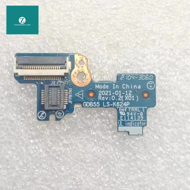 Genuine FOR DELL Precision 17 7750 7560 POWER BUTTON BOARD W CABLE LS-K624P 0D8HJY
Genuine FOR DELL Precision 17 7750 7560 POWER BUTTON BOARD W CABLE LS-K624P 0D8HJY