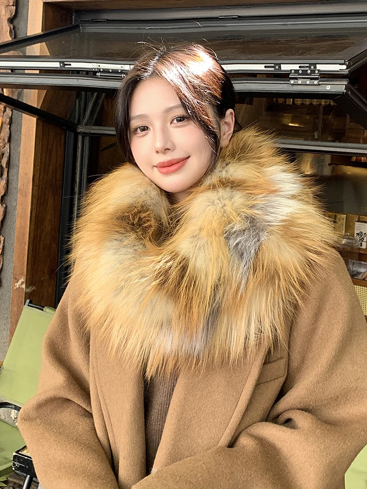 2025 New Fashion Women Real Fox Fur Scarf Long Style Lady Warm Fur Shawl Wrap Natural Fox Fur Scarves
2025 New Fashion Women Real Fox Fur Scarf Long Style Lady Warm Fur Shawl Wrap Natural Fox Fur Scarves