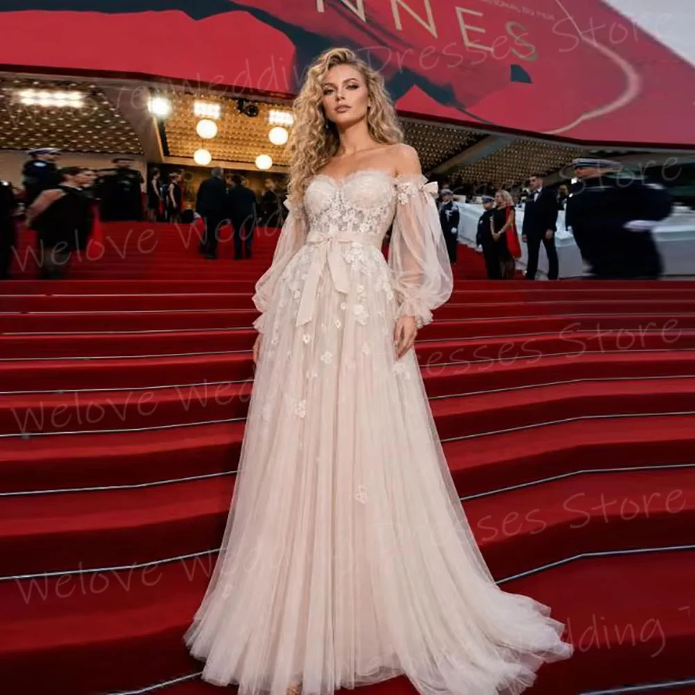 2026 Graceful A Line Women's Lace Appliques Sweetheart Wedding Dresses Robe De Mariée Customized Bride Gowns Vestido De Novia
2026 Graceful A Line Women's Lace Appliques Sweetheart Wedding Dresses Robe De Mariée Customized Bride Gowns Vestido De Novia