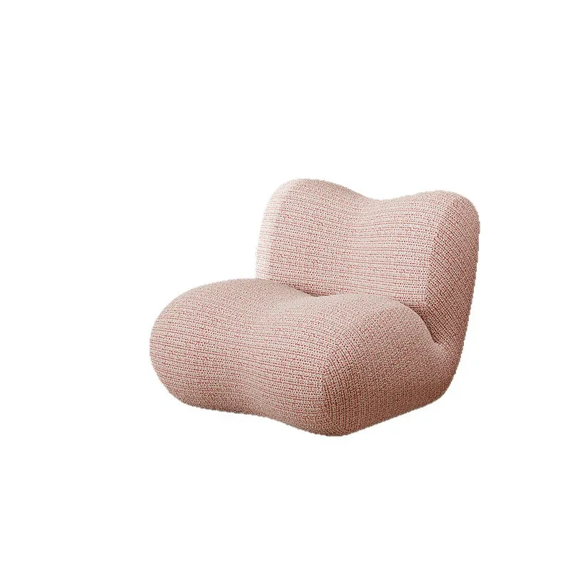 Designer single sofa chair fabric curved living room modern simple lazy
Designer single sofa chair fabric curved living room modern simple lazy