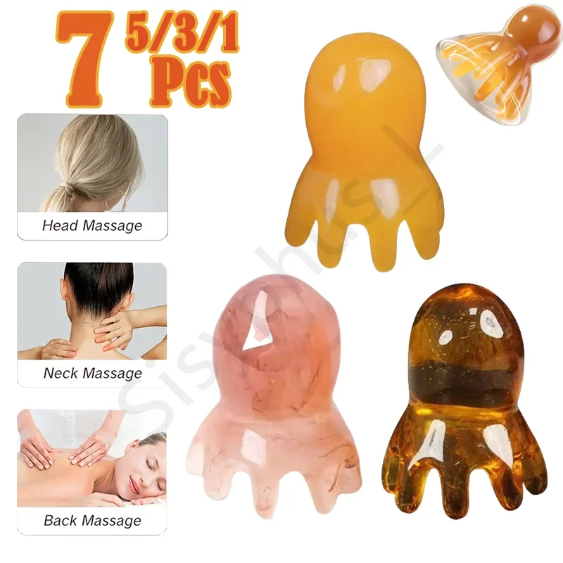 Portable Resin Octopus Comb ASMR Head Neck Massager Gua Sha Tool for Relaxation SPA Therapy Color Health Gift 마사지기계
Portable Resin Octopus Comb ASMR Head Neck Massager Gua Sha Tool for Relaxation SPA Therapy Color Health Gift 마사지기계