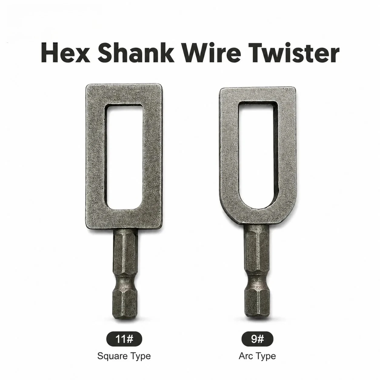 1/4 Inch Hex Shank Wire Twister Drill Attachment, 9#/11# Rebar Tie Wire Winder Tool for Fence Repair & Construction
1/4 Inch Hex Shank Wire Twister Drill Attachment, 9#/11# Rebar Tie Wire Winder Tool for Fence Repair & Construction