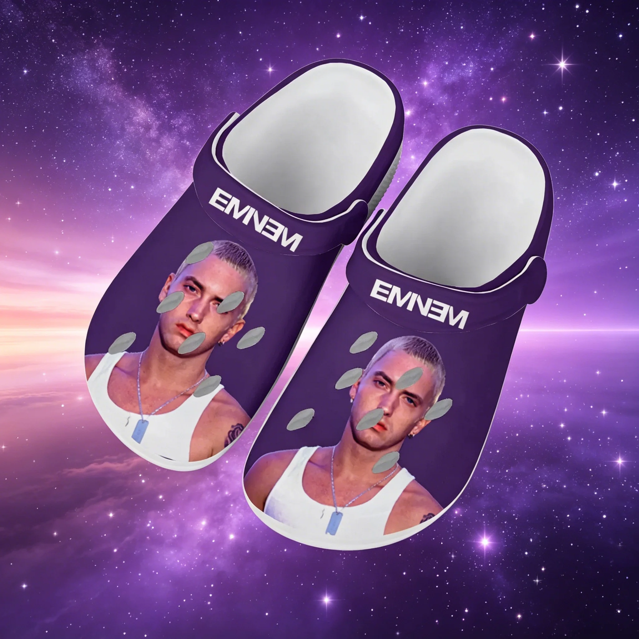 Eminem Printed Custom Clogs, Soft Sole Comfortable Breathable Unisex Fashion Slippers
Eminem Printed Custom Clogs, Soft Sole Comfortable Breathable Unisex Fashion Slippers