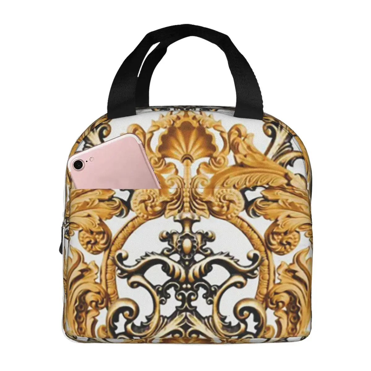 Queen Of Absolutely Everything Gold Baroque Insulated Lunch Bag Cooler Thermal Food Box Tote Leakproof Lunch Boxes Container
Queen Of Absolutely Everything Gold Baroque Insulated Lunch Bag Cooler Thermal Food Box Tote Leakproof Lunch Boxes Container