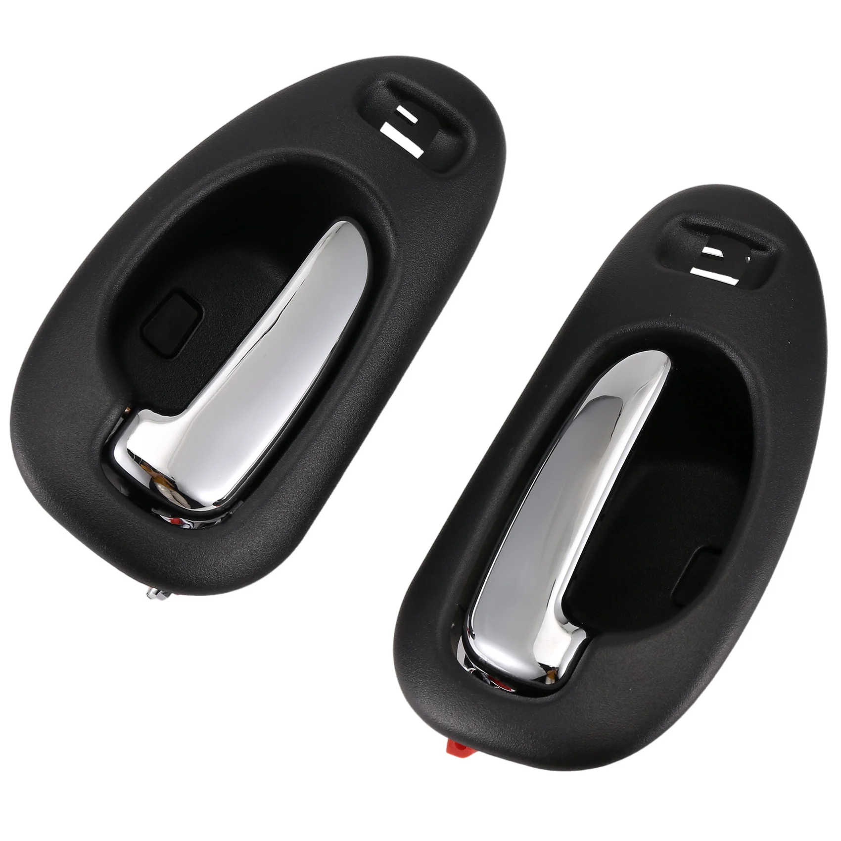 NEW-Door Handle Black & Chrome Inside Interior Front LH & RH Pair For Chrysler 5102847AA 5102849AA
NEW-Door Handle Black & Chrome Inside Interior Front LH & RH Pair For Chrysler 5102847AA 5102849AA