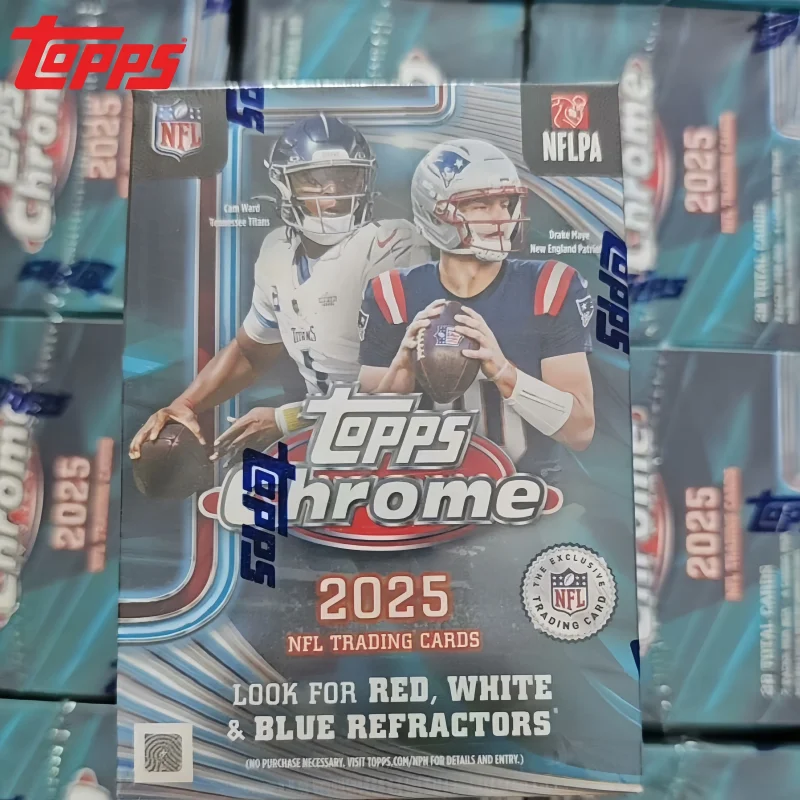 2025 Official Genuine Topps Chrome Football NFL Series Trading Card Hobby Ball Star Collection Cards Toy Birthday Adult Toy Gift
2025 Official Genuine Topps Chrome Football NFL Series Trading Card Hobby Ball Star Collection Cards Toy Birthday Adult Toy Gift