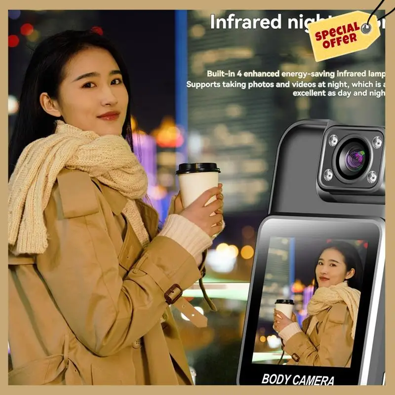 Wifi Mini Camera 4K HD Digital Video Recorder 180° Rotatable Lens Portable Action Camera Recorder 64G
Wifi Mini Camera 4K HD Digital Video Recorder 180° Rotatable Lens Portable Action Camera Recorder 64G