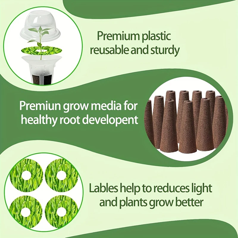 Revive Your Hydroponic Garden! 67 Universal Seed Pods, Easy Refill for Aerogarden, Perfect for Beginners, Saves Money
Revive Your Hydroponic Garden! 67 Universal Seed Pods, Easy Refill for Aerogarden, Perfect for Beginners, Saves Money