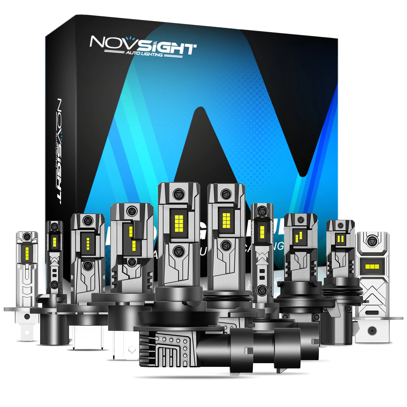 NOVSIGHT A500 T11 H4 LED Headlight For Car H7 LED H11 9005 9006 6500K 16000LM 60W 18V LED Auto Headlamp Fog Light Bulbs IP68
NOVSIGHT A500 T11 H4 LED Headlight For Car H7 LED H11 9005 9006 6500K 16000LM 60W 18V LED Auto Headlamp Fog Light Bulbs IP68