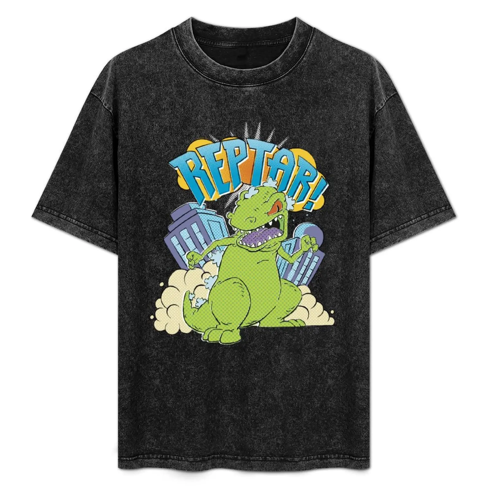 Rugrats Reptar City Destroyer Pop Art Poster T-Shirt Basic Crew Neck Short Sleeve Top
Rugrats Reptar City Destroyer Pop Art Poster T-Shirt Basic Crew Neck Short Sleeve Top