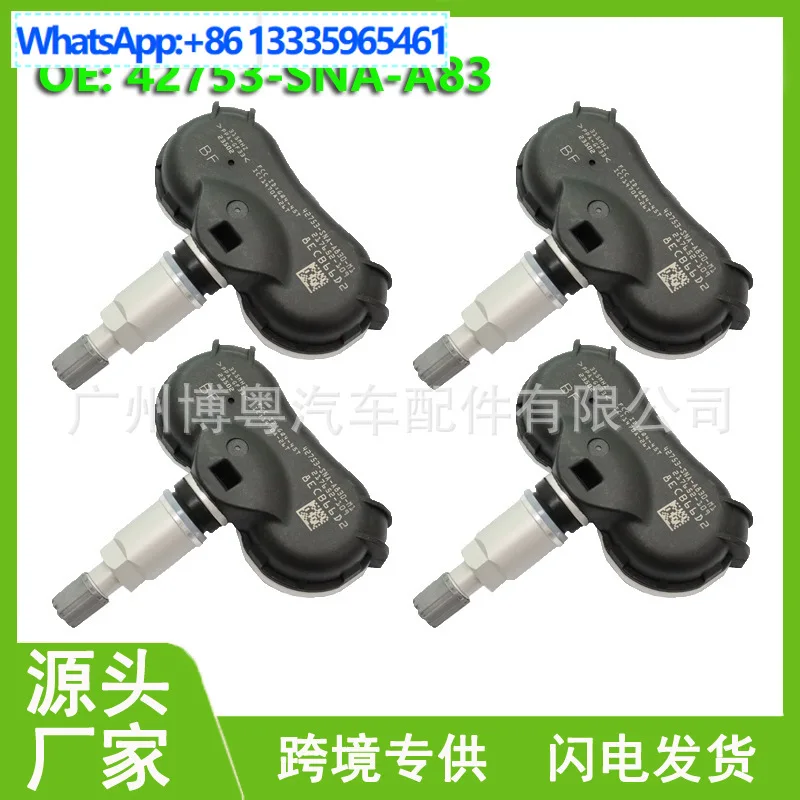 42753-SNA-A83 42753SNAA83 for Honda Odyssey CR-Z tire pressure sensor
42753-SNA-A83 42753SNAA83 for Honda Odyssey CR-Z tire pressure sensor