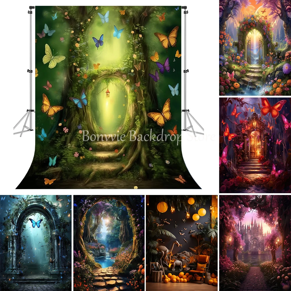 Bonvvie Dreamy Forest Backdrop Butterfly Flower Baby Shower Kid Birthday Party Wedding Photography Background Photo Studio Props
Bonvvie Dreamy Forest Backdrop Butterfly Flower Baby Shower Kid Birthday Party Wedding Photography Background Photo Studio Props