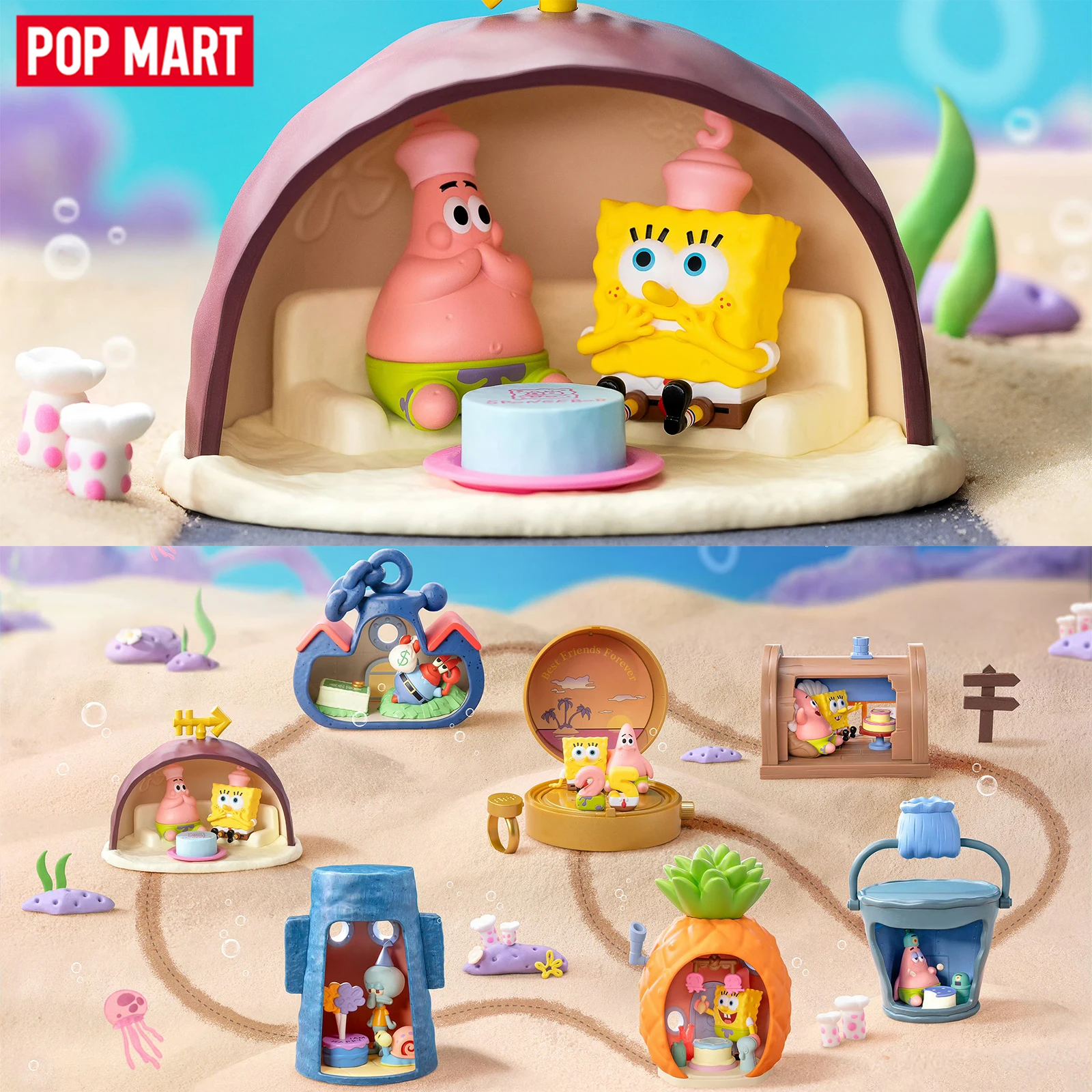 POP MART Sponge Bob Squarepants Carnival Anniversary Series Scene Sets Surprise Box Blind Box Action Figure Desktop Decoration
POP MART Sponge Bob Squarepants Carnival Anniversary Series Scene Sets Surprise Box Blind Box Action Figure Desktop Decoration
