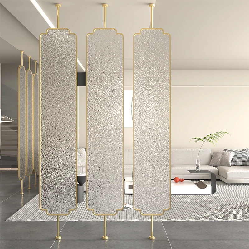 Oil painting glass screen light luxury home stainless steel partition living room block office simple metal decorative wall
Oil painting glass screen light luxury home stainless steel partition living room block office simple metal decorative wall