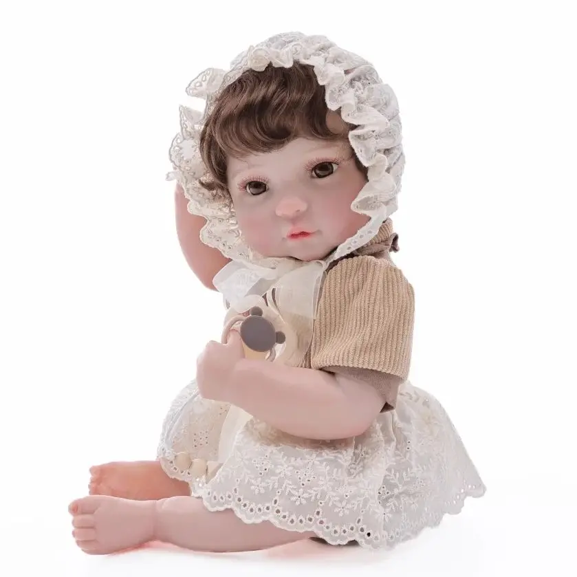 Cloveray 20-inch Realistic 49 cm Soft And Lovely Vinyl Reborn Doll Body Vinyl Girl Gift Collector's Edition Doll Birthday Gift
Cloveray 20-inch Realistic 49 cm Soft And Lovely Vinyl Reborn Doll Body Vinyl Girl Gift Collector's Edition Doll Birthday Gift