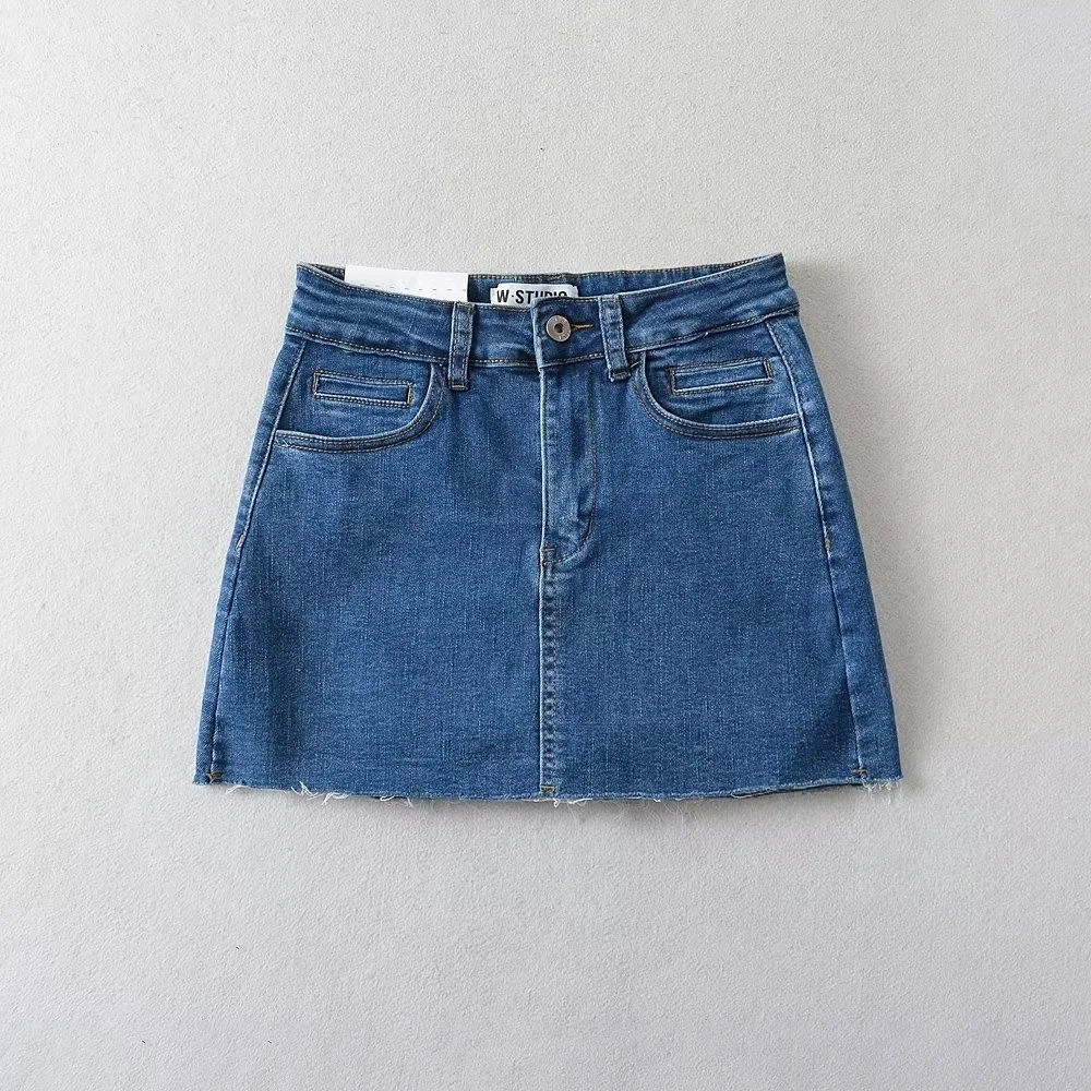 High Waist Elastic Denim ort Skirt Pants 2023 Summer New Women's Design Slimming Versatile Faionable A-Line Skirt
High Waist Elastic Denim ort Skirt Pants 2023 Summer New Women's Design Slimming Versatile Faionable A-Line Skirt
