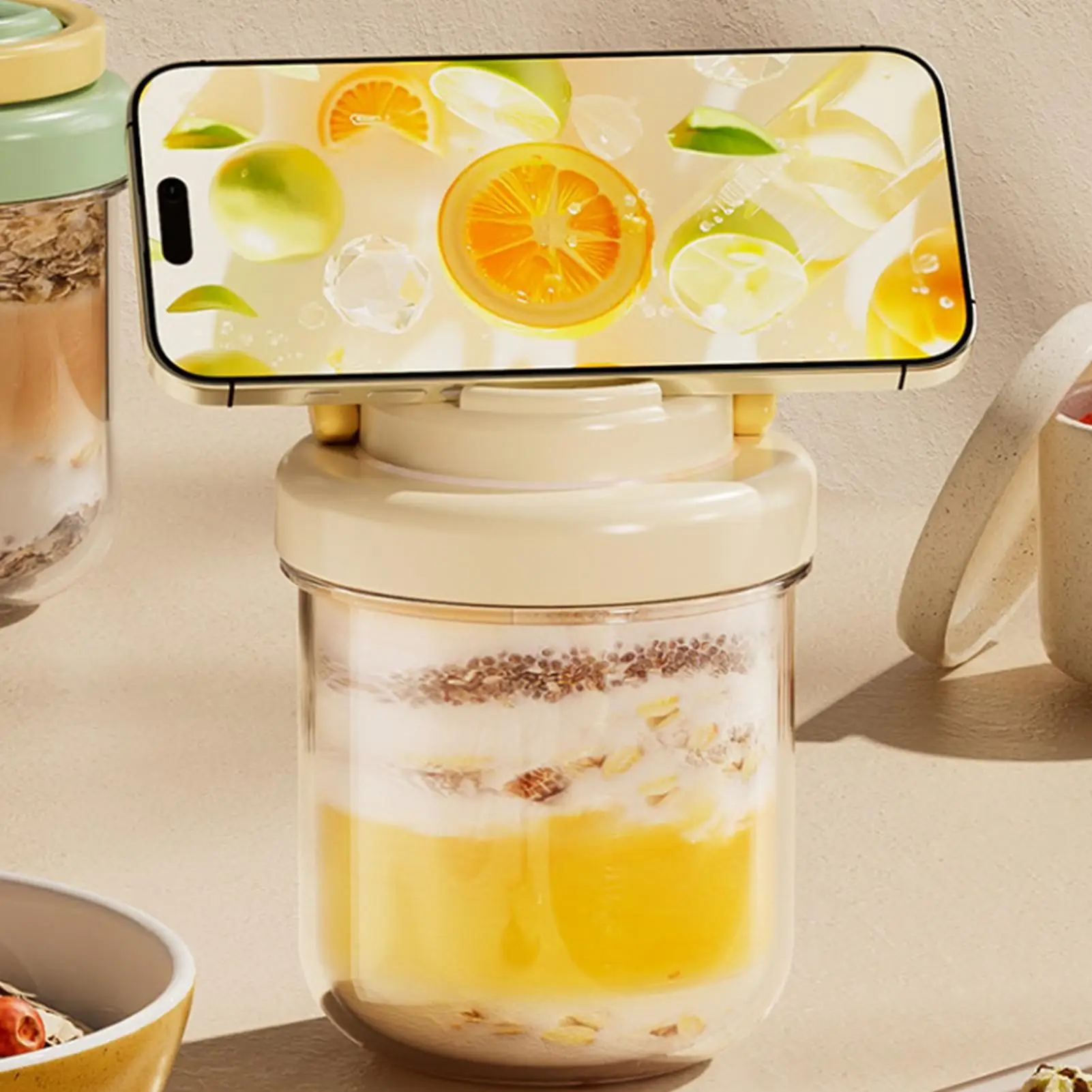 Glass Jar With Lid 400ml Airtight Leak-Proof Breakfast Cup With Spoon Oatmeal Cups With Lids For Pudding Cereal Salad Snack
Glass Jar With Lid 400ml Airtight Leak-Proof Breakfast Cup With Spoon Oatmeal Cups With Lids For Pudding Cereal Salad Snack