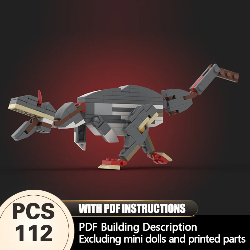 Creators Animal Series Model MOC Building Bricks Majungasaurus Modular Technology Gifts Holiday Assemble Children Toys Suit
Creators Animal Series Model MOC Building Bricks Majungasaurus Modular Technology Gifts Holiday Assemble Children Toys Suit