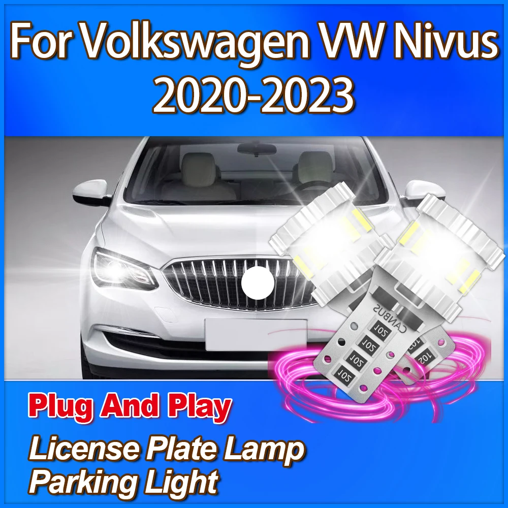 6W T10 W5W License Plate Lamp 3400LM Parking Light 6000K Canbus No Error 360 Degree Lighting For Volkswagen VW Nivus 2020-2023
6W T10 W5W License Plate Lamp 3400LM Parking Light 6000K Canbus No Error 360 Degree Lighting For Volkswagen VW Nivus 2020-2023